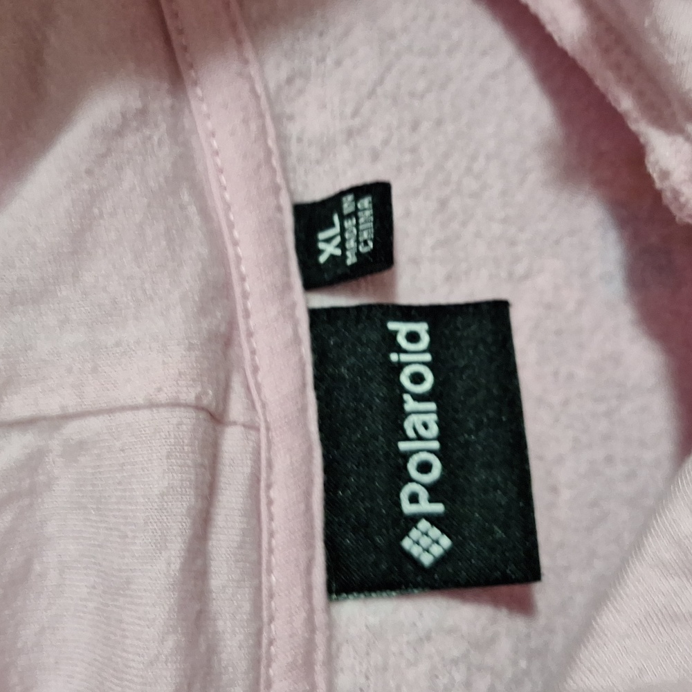 Polaroid long sleeve hoodie sweatshirt - XL - pink - Picture 2 of 6